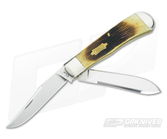 Case Panama Trapper Barnboard Jigged Antique Bone - CA-49735