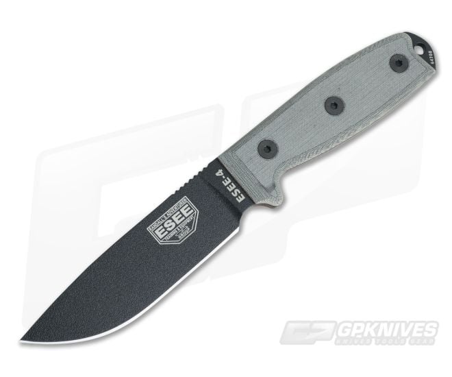 ESEE 4 Plain Edge Black Sheath - ESEE-4P-B