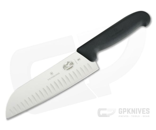 Victorinox 7" Santoku Granton Edge Swiss Steel Fibrox Handle 5.2523.17-X1 - VN-5.2523.17-X1