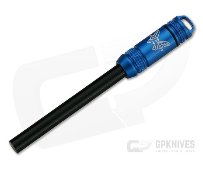 Benchmade Ferro Rod Fire Starter Blue Aluminum 50023 - BM-50023