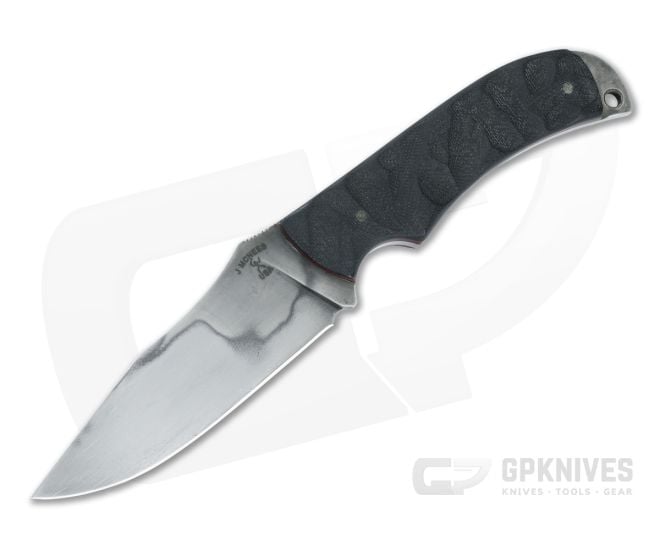 McNees Custom Agent Fixed Blade 1095 Black G10 5003 - CU-5003