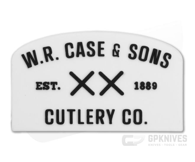 Case Knives Black & White Hook and Loop PVC Patch - CA-50261