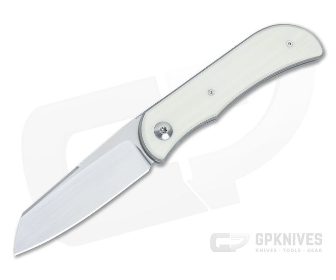 Trevor Burger Custom LEXK Sheepsfoot Recessed Ivory White G10 - CU-5034