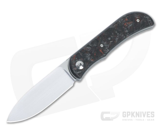 Trevor Burger Custom LEXK Spearpoint Recessed Red Dark Matter Fatcarbon - CU-5038