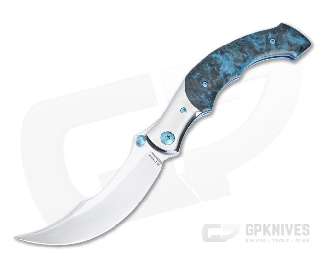 Alan Folts Custom Ritual Blue Glow Shred Carbon Fiber - CU-5050