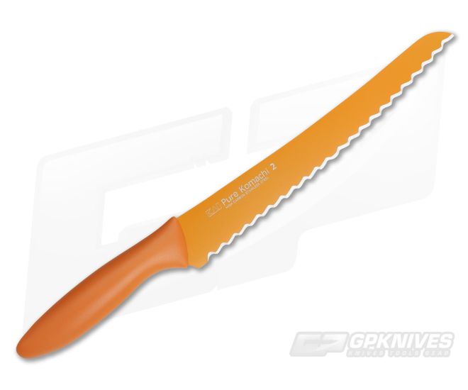 KAI Pure Komachi 2 Bread Knife Orange - KS-5062