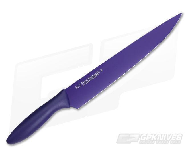 KAI Pure Komachi 2 Slicing 9" Purple Kitchen Knife AB5067 - KS-AB5067