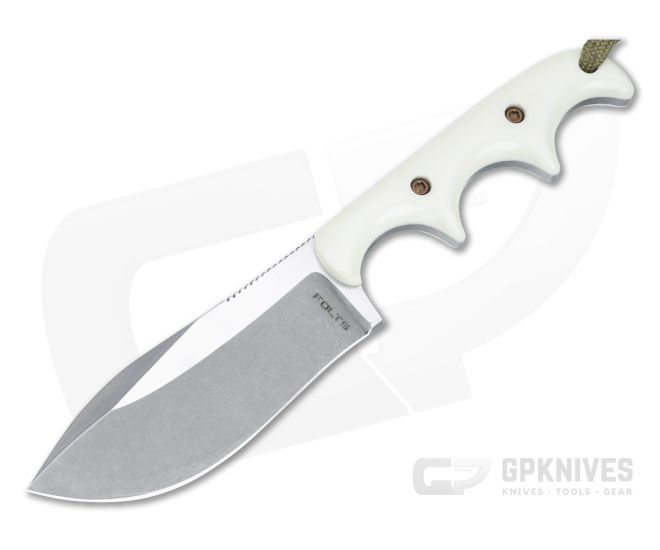 Alan Folts Custom Minimalist Nessmuk Ivory G10 - CU-5068