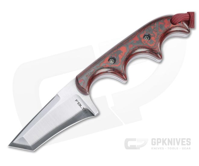 Alan Folts Custom Minimalist Tanto San Mai and Lava Fatcarbon - CU-5073