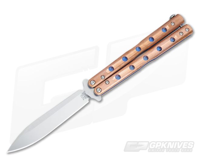 Flytanium V6 Copper Benchmade 51 Balisong - FT-51-V6CPR