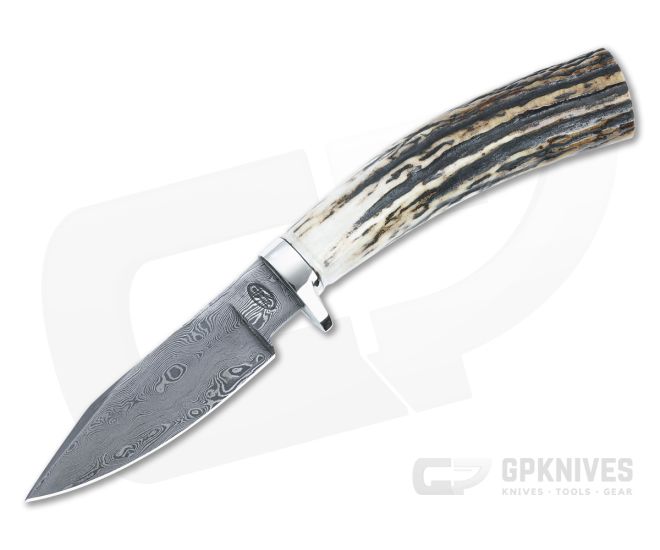 Bill Miller Custom Hunter Stag and 288-Layer Damascus - CU-5138