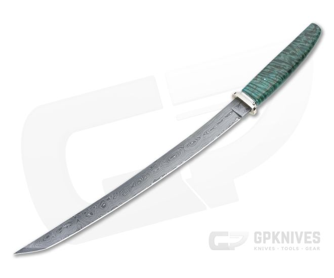 Bill Miller Custom Short Sword Curly Mango and 256-Layer Damascus - CU-5148