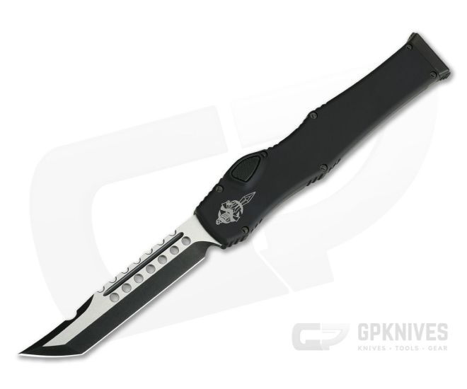 Microtech Halo VI Tactical Black DLC Hellhound No Safety Single Action Automatic 519-1DLCT - MT-519-1DLCT
