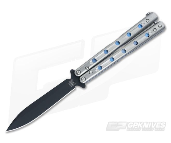 Flytanium V6 Titanium Black Benchmade 51BK Balisong - FT-51BK-V6TI