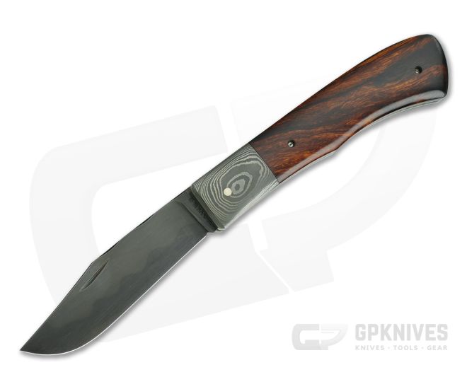 Chuck Hawes Custom Remington Style Folder Ironwood W2 Hamon - CU-5205