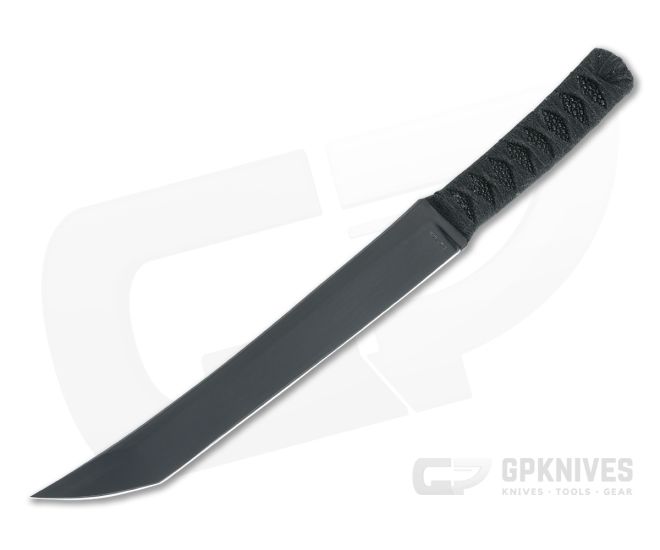 Alan Folts Custom Large Tanto Black Rayskin - CU-5217