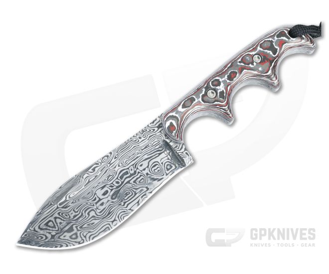Alan Folts Custom Minimalist Nessmuk Damasteel & FatCarbon - CU-5218