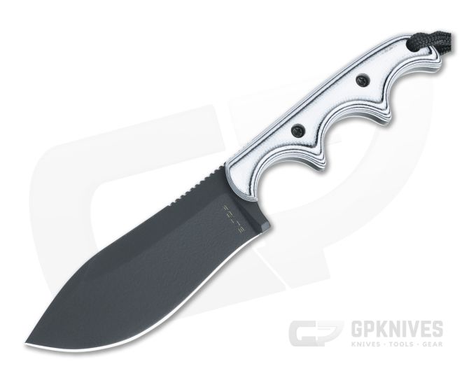 Alan Folts Custom Minimalist Nessmuk Black/White G10 - CU-5221