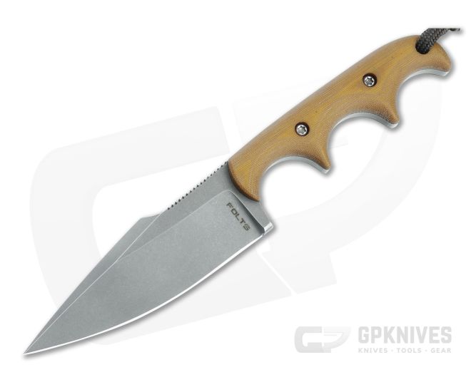 Alan Folts Custom Personal Minimalist Natural Micarta - CU-5226