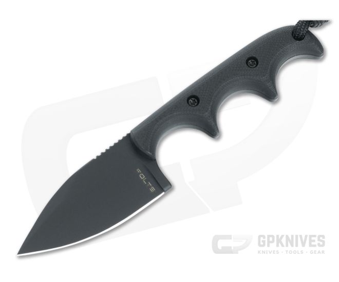 Alan Folts Custom Minimalist Spear Point Blackout - CU-5234
