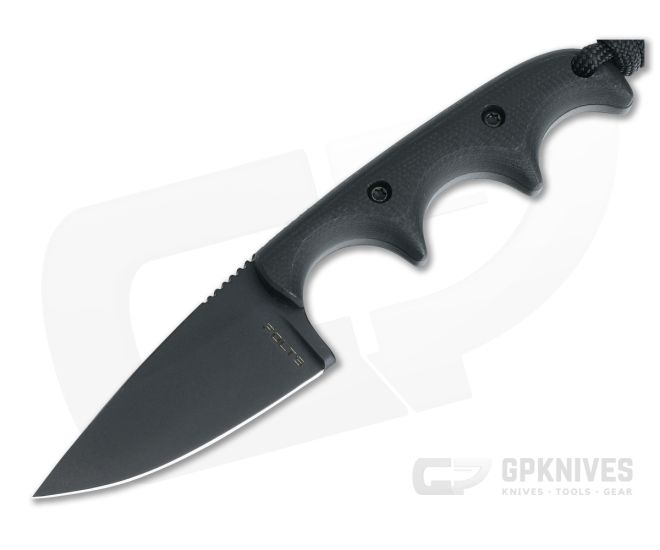 Alan Folts Custom Minimalist Drop Point Blackout - CU-5239