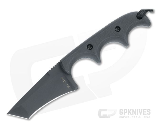 Alan Folts Custom Minimalist Tanto Blackout - CU-5245