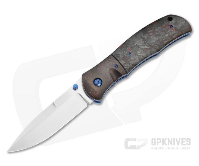 John W. Smith Custom 3.5" APU Red Dark Matter and Space Coral Carbon Fiber - CU-5277