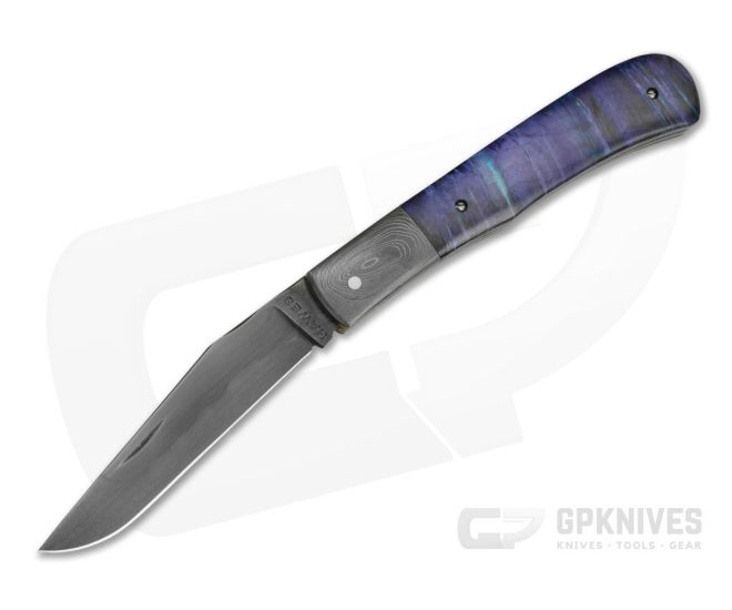 Chuck Hawes Custom Trapper Purple Maple W2 Hamon - CU-5290