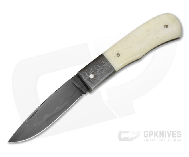 Chuck Hawes Custom Remington Trapper Smooth White Bone W2 Hamon - CU-5291