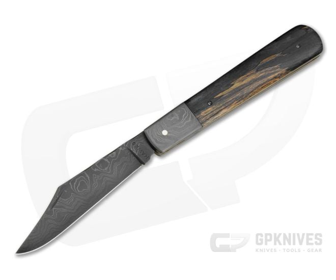 Chuck Hawes Custom Big Daddy Barlow Spalted Maple Damascus - CU-5296