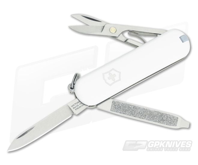 Victorinox Classic SD Falling Snow White Swiss Army Knife 0.6223.7-X7 - VN-0.6223.7G