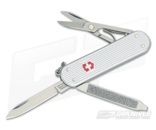 Victorinox Classic SD Silver Alox Swiss Army Knife 0.6221.26-033-X1 - VN-0.6221.26-033-X1