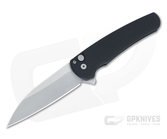 Protech Malibu Wharncliffe Black Button Lock MagnaCut Flipper 5301 - PT-5301
