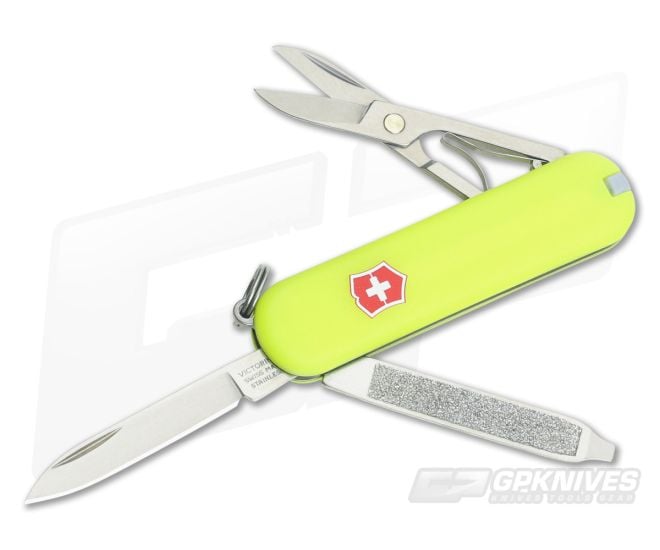Victorinox Classic SD StayGlow Swiss Army Knife 2.6223.808R-X1 - VN-2.6223.808R-X1