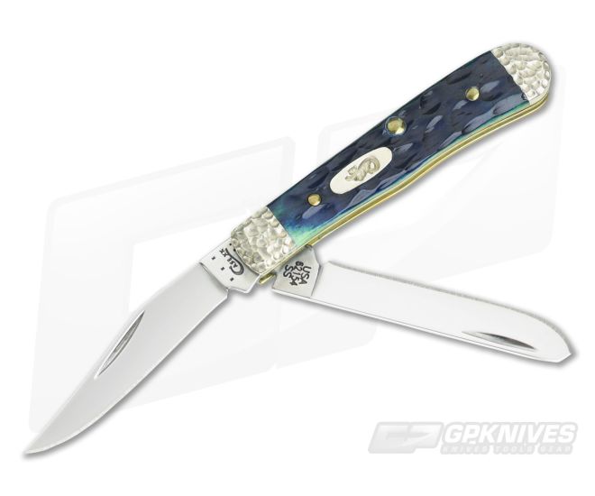 Case Tiny Trapper Hunter Green Worked Bolster - CA-53211