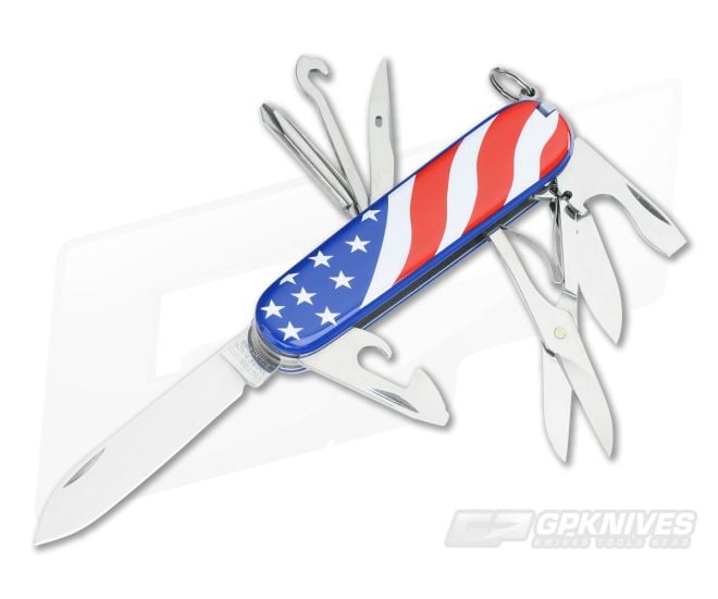 Victorinox Super Tinker U.S. Flag Swiss Army Knife 1.4703.2E1-X1 - VN-1.4703.2E1-X1