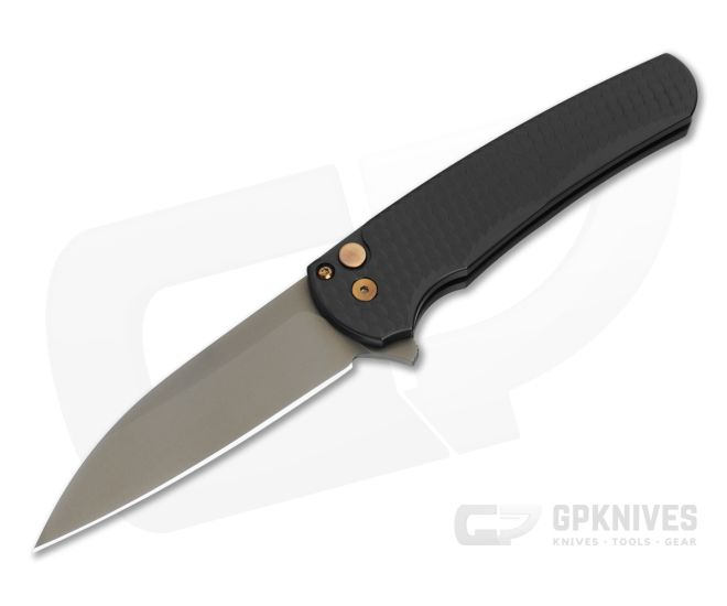 Protech Malibu Black Dragon Scale Handle Smoky Grey Wharncliffe - PT-5336-LTD-SGRGH