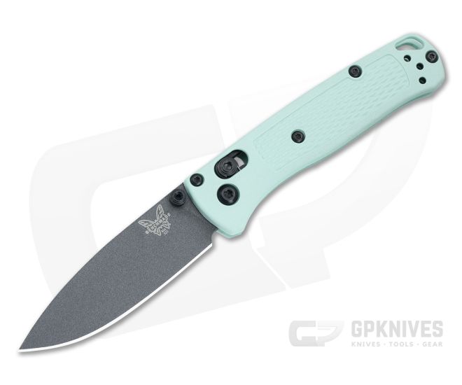 Benchmade Mini Bugout Sprint Run Axis Lock Folder Sea Foam Grivory Tungsten Gray Cerakote S30V Drop Point 533GY-06 - BM-533GY-06