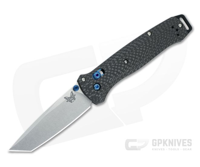 Benchmade Bailout Carbon Fiber M390 Stonewash 537-09 - BM-537-09
