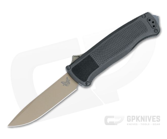 Benchmade 5371FE Shootout Drop Point CF-Elite FDE CruWear OTF - BM-5371FE
