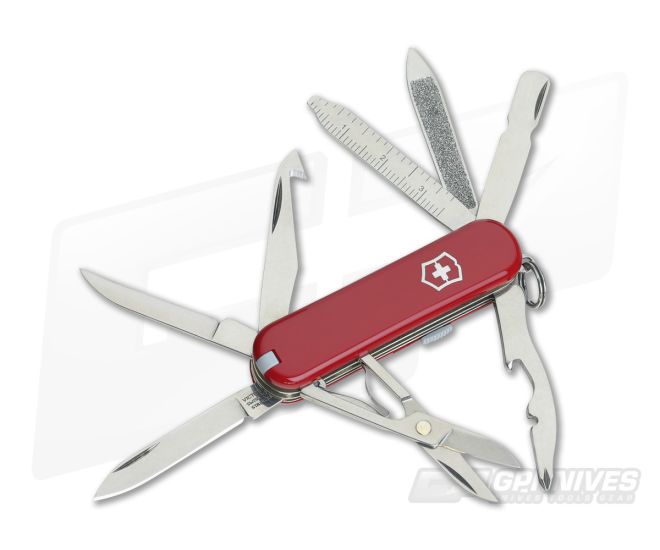Victorinox MiniChamp Red Swiss Army Knife 0.6385 - VN-0.6385
