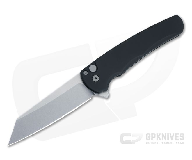 Protech Malibu Smooth Black Handle Reverse Tanto - PT-5401