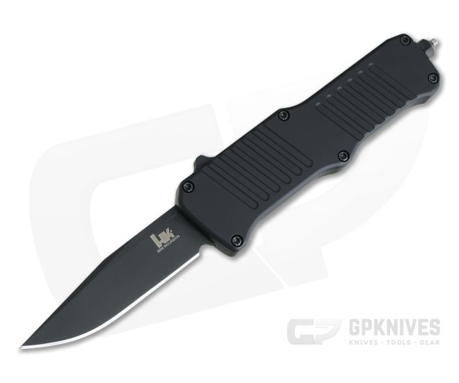 HK Mini Incursion Clip Point Black PVD 154CM Black OTF Automatic 54056 - HO-54056