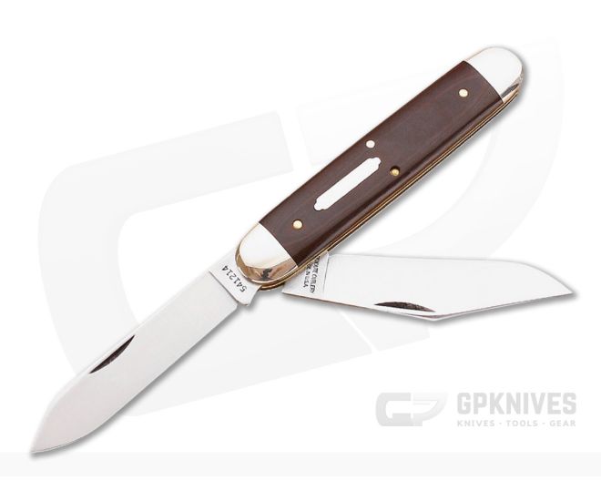 Tidioute Cutlery #54 Big Jack Maroon Linen Micarta - GEC-541214BJ-MLM