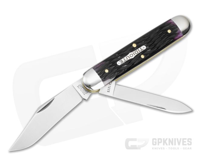 Tidioute #54 Jumbo Stockpen Jack Purple Sage Jigged Bone - GEC-541225-PSJB