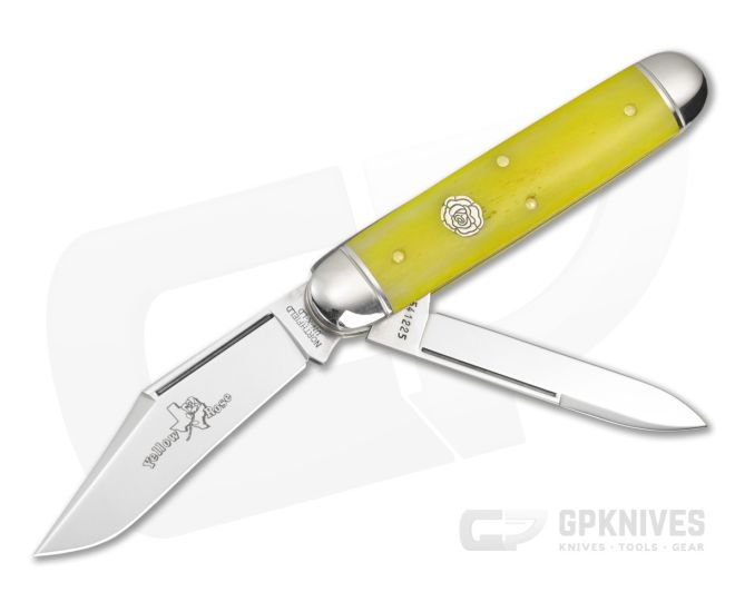 Northfield #54 Jumbo Stockpen Jack Smooth Yellow Rose Bone - GEC-541225-SYRB