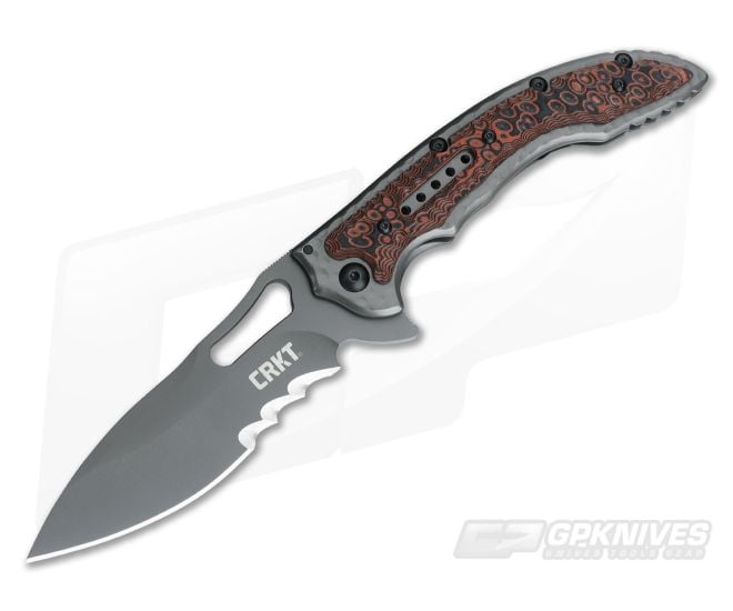 CRKT Ikoma Fossil Flipper Black Combo Edge 5471K - CRKT-5471K