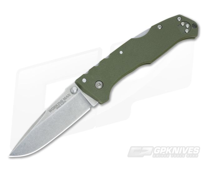 Cold Steel Working Man OD Green Folder 54NVG - CS-54NVG