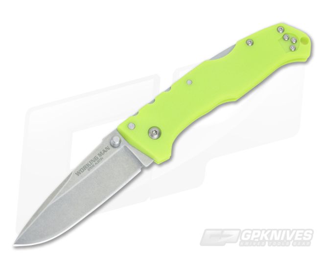 Cold Steel Working Man Neon Green Folder 54NVLM - CS-54NVLM