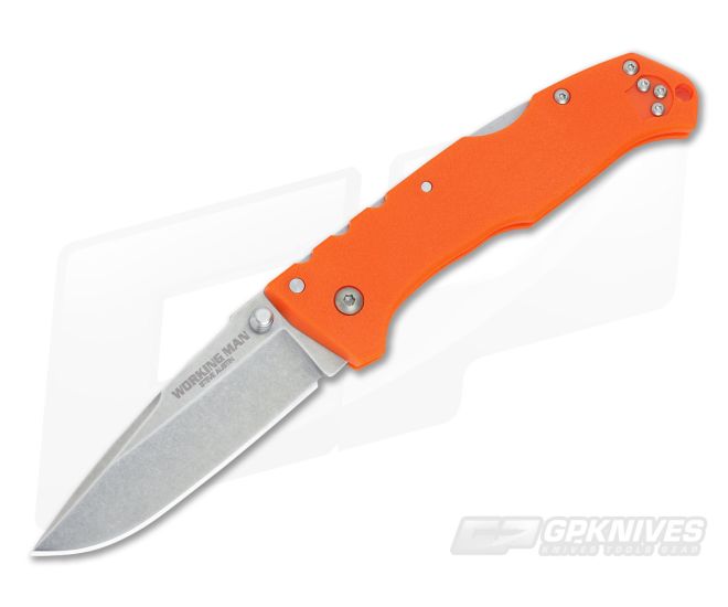 Cold Steel Working Man Blaze Orange Folder 54NVRY - CS-54NVRY